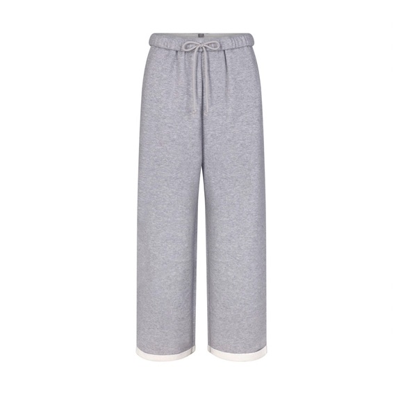 Skims Cotton Fleece Classic Straight Leg Pant Size Large - Picture 2 of 7